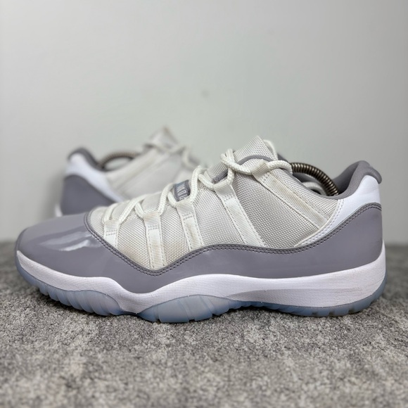jordan 11 low white and grey